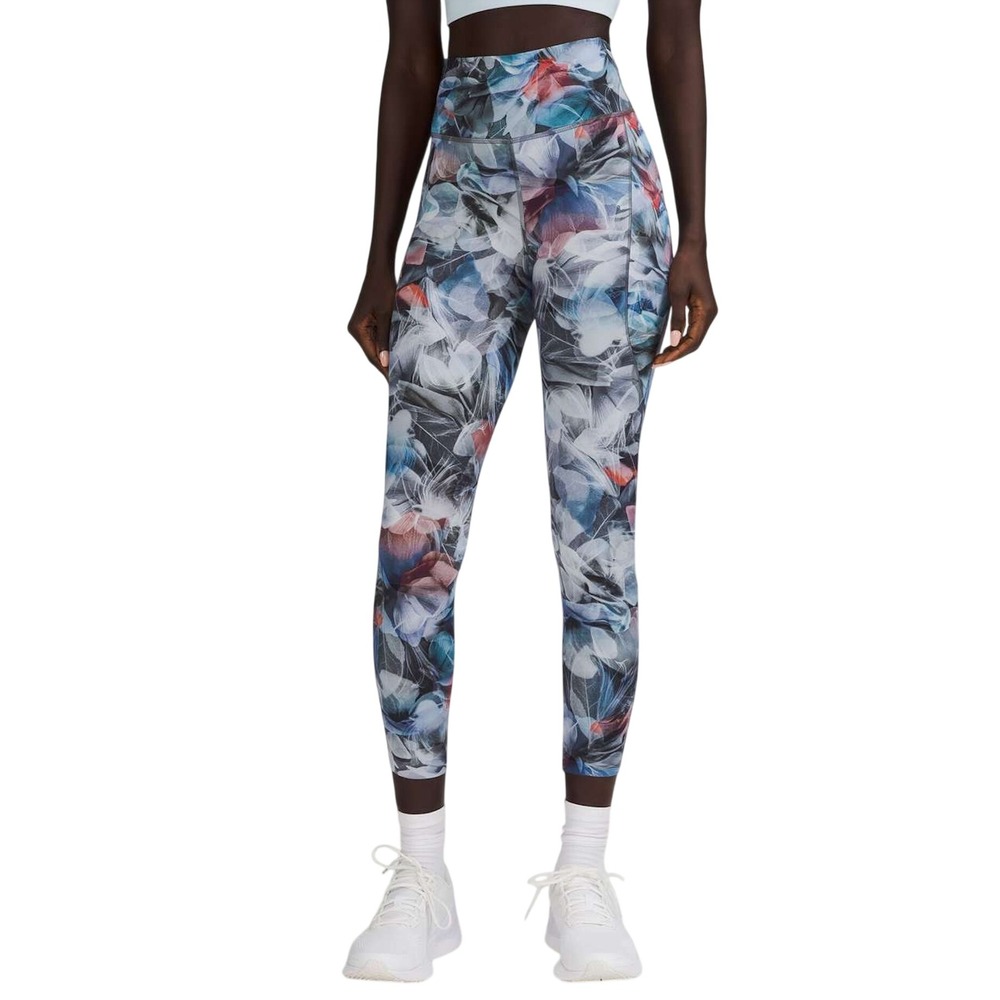 Lululemon Fast & Free High-Rise Tight Nulux Hyper Flow Floral Leggings SIZE 4